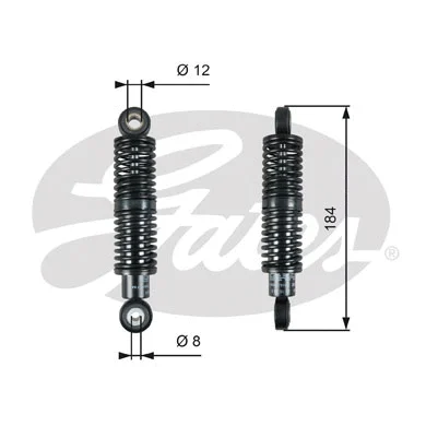 Vibration Damper, V-ribbed belt (T39265)
