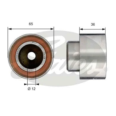 Deflection/Guide Pulley, timing belt (T42184)