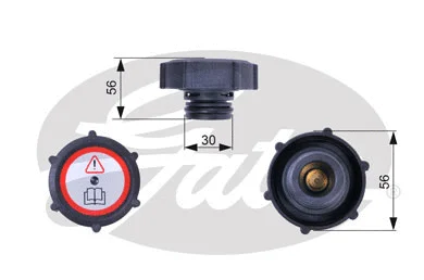 Cap, coolant tank (RC243)