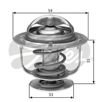 Thermostat, coolant (TH29988G1)