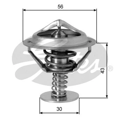 Thermostat, coolant (TH05382G1)