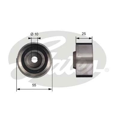 Deflection/Guide Pulley, timing belt (T42016)
