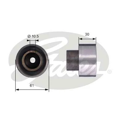 Deflection/Guide Pulley, timing belt (T42053)