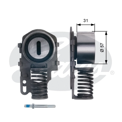 Tensioner Pulley, timing belt (T43082)