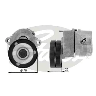 Belt Tensioner, V-ribbed belt (T38213)
