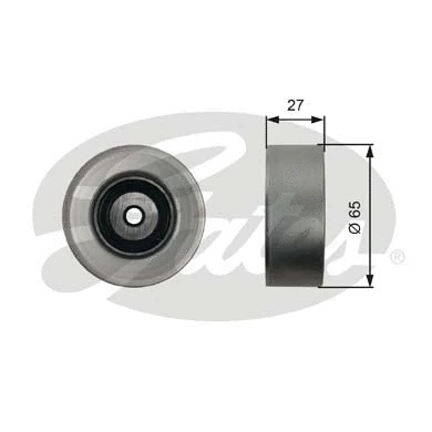 Deflection/Guide Pulley, V-ribbed belt (T36451)