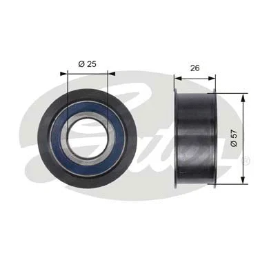 Tensioner Pulley, timing belt (T41242)