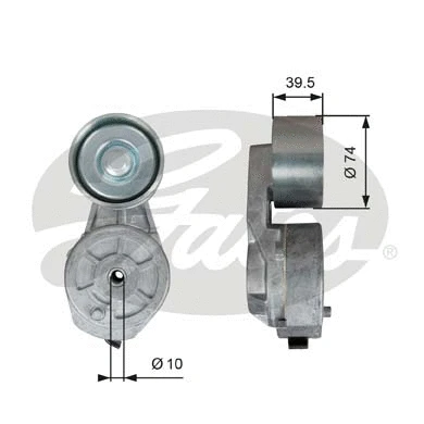 Belt Tensioner, V-ribbed belt (T38707)