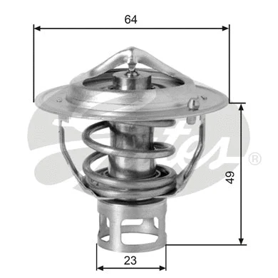 Thermostat, coolant (TH04077)