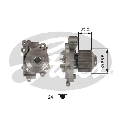Water Pump, engine cooling (WP0107)