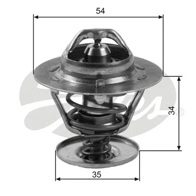 Thermostat, coolant (TH11383G1)