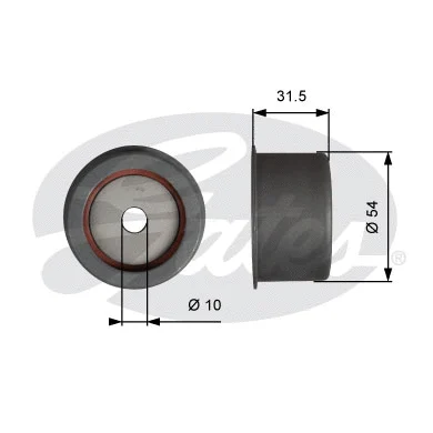 Deflection/Guide Pulley, timing belt (T42315)