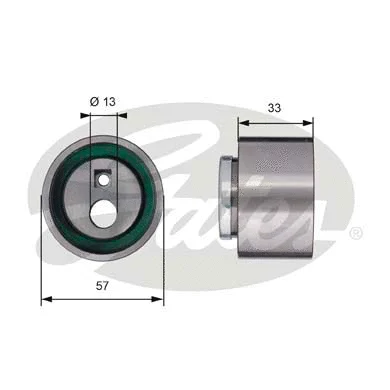 Tensioner Pulley, timing belt (T41258)