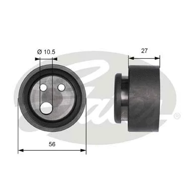 Tensioner Pulley, timing belt (T41116)