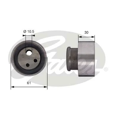 Tensioner Pulley, timing belt (T41118)