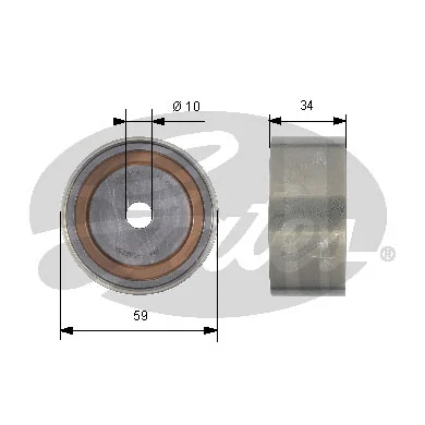 Deflection/Guide Pulley, timing belt (T42137)