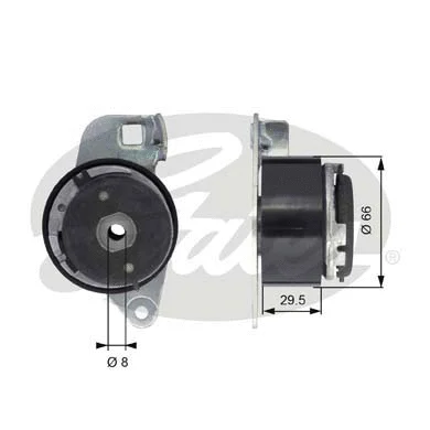 Tensioner Pulley, timing belt (T43045)