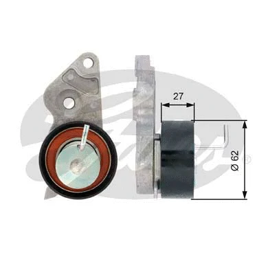 Tensioner Pulley, timing belt (T43127)
