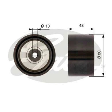 Deflection/Guide Pulley, V-ribbed belt (T36259)