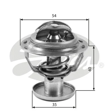 Thermostat, coolant (TH32387G1)