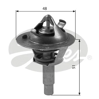 Thermostat, coolant (TH38490G1)