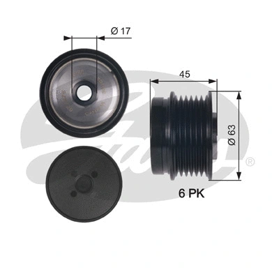 Alternator Freewheel Clutch (OAP7141)