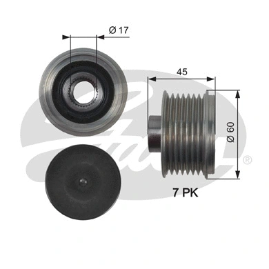 Alternator Freewheel Clutch (OAP7136)