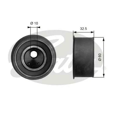 Tensioner Pulley, timing belt (T41046)