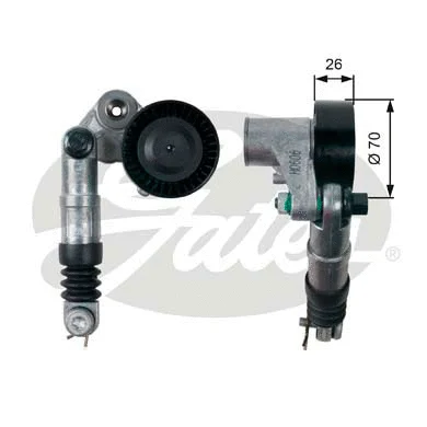 Belt Tensioner, V-ribbed belt (T39216)