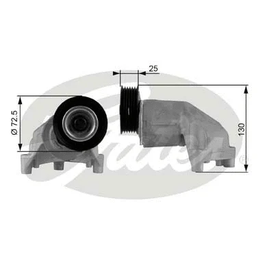 Belt Tensioner, V-ribbed belt (T38272)