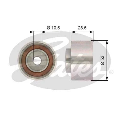 Deflection/Guide Pulley, timing belt (T42008)