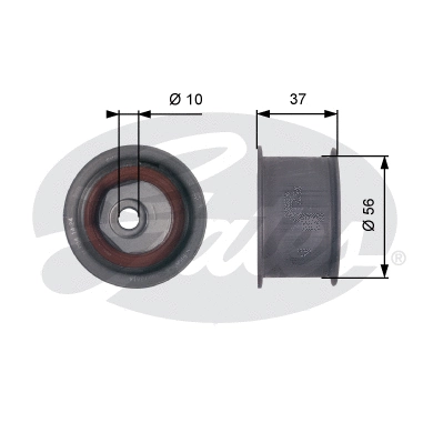 Deflection/Guide Pulley, timing belt (T42086)