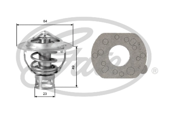 Thermostat, coolant (TH04077G1)