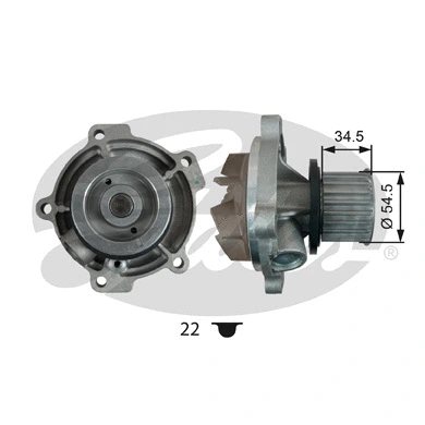 Water Pump, engine cooling (WP0149)