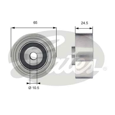Deflection/Guide Pulley, timing belt (T42190)