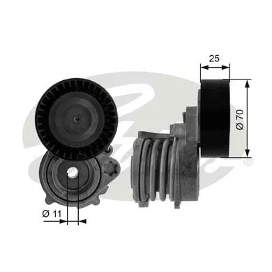 Belt Tensioner, V-ribbed belt (T38384)