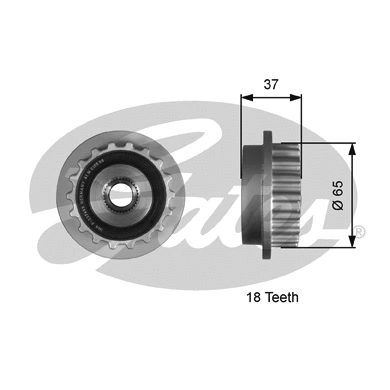 Alternator Freewheel Clutch (T36179)