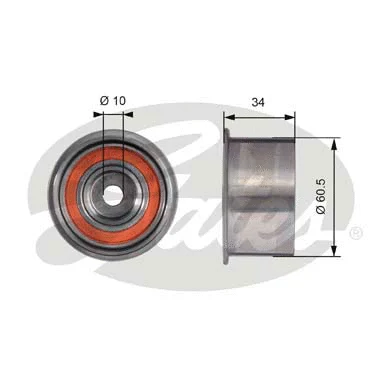 Deflection/Guide Pulley, timing belt (T41226)