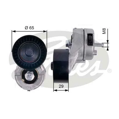 Belt Tensioner, V-ribbed belt (T38356)