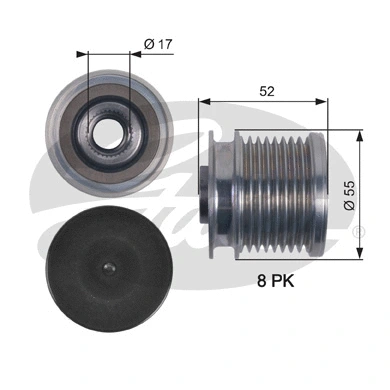 Alternator Freewheel Clutch (OAP7123)