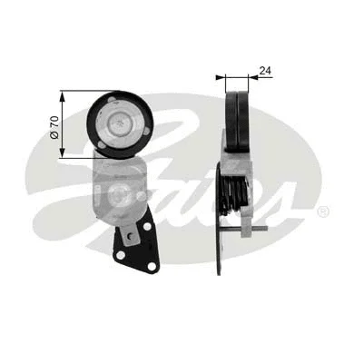 Belt Tensioner, V-ribbed belt (T38426)