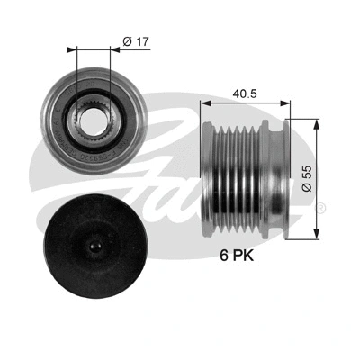 Alternator Freewheel Clutch (OAP7057)