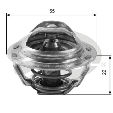 Thermostat, coolant (TH13783G1)