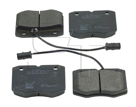 Brake Pad Set, disc brake (03.120.8700.610)