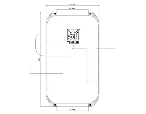 Bellow, air suspension (04.060.6006.540)