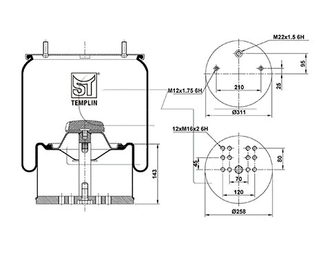 Bellow, air suspension (04.060.6006.990)