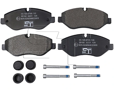 Brake Pad Set, disc brake (03.120.8700.135)