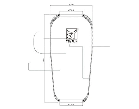 Bellow, air suspension (04.060.6006.400)