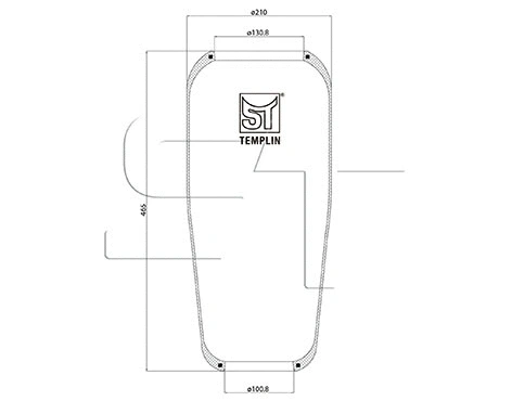 Bellow, air suspension (04.060.6006.500)