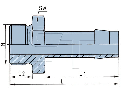 Connector, compressed air line (02.210.7138.200)